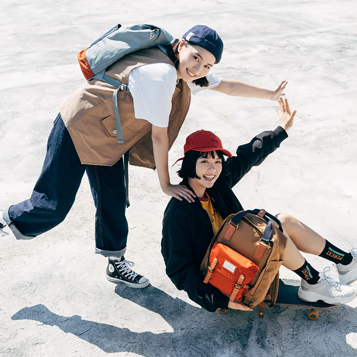Macaroon Earth Tone Series Backpack - Image 5