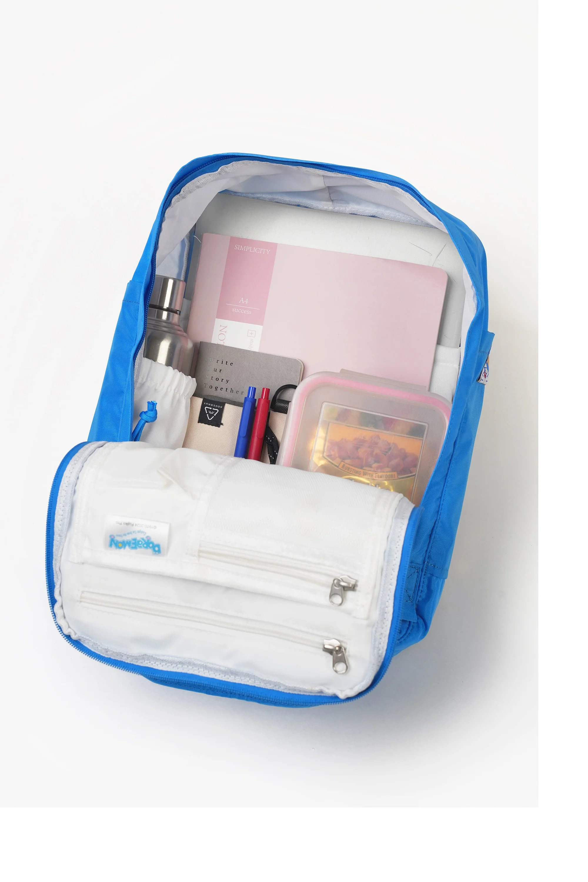 Macaroon Large Doraemon X Doughnut Series Backpack - Image 4