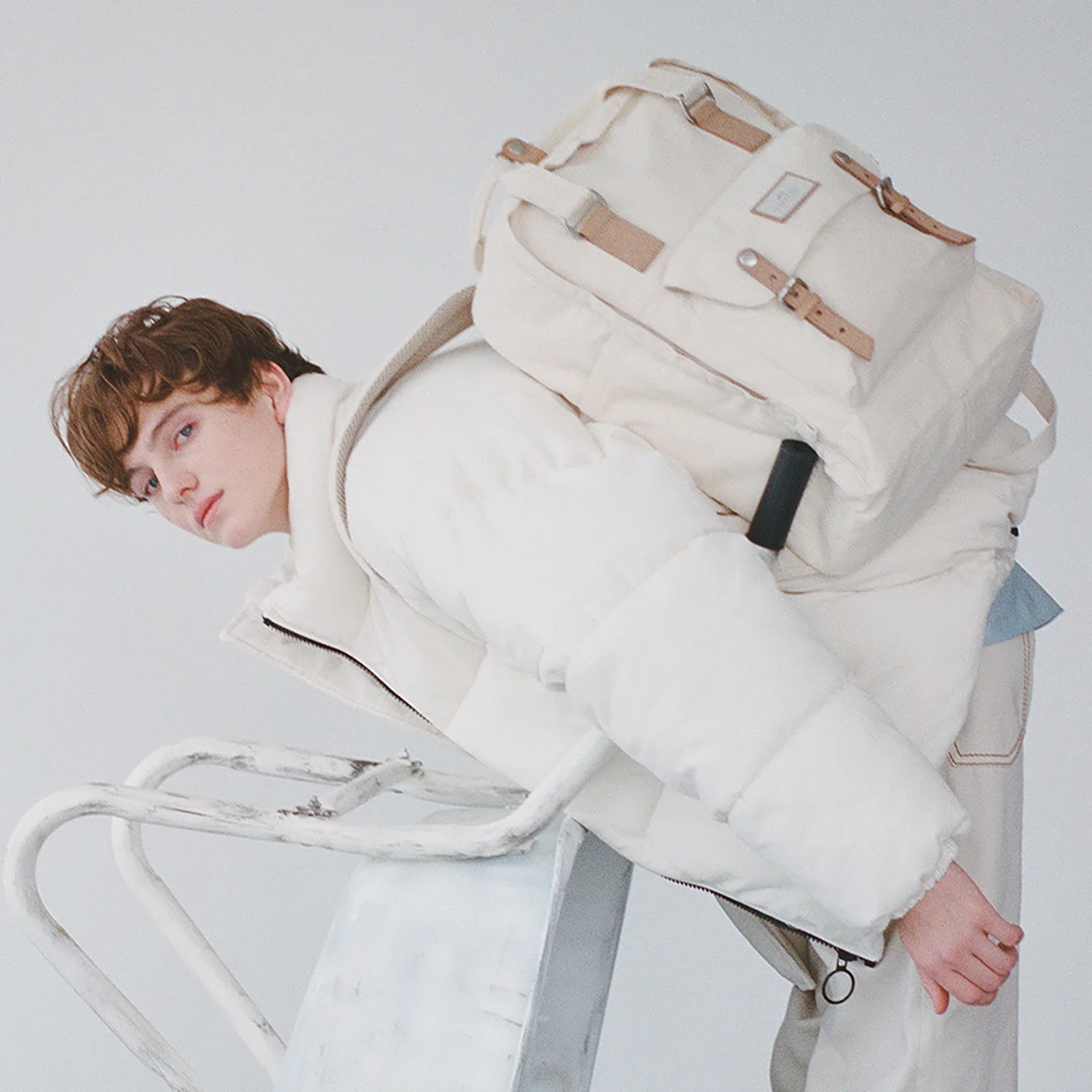 Macaroon Large Organic Cotton Series Backpack - Image 4