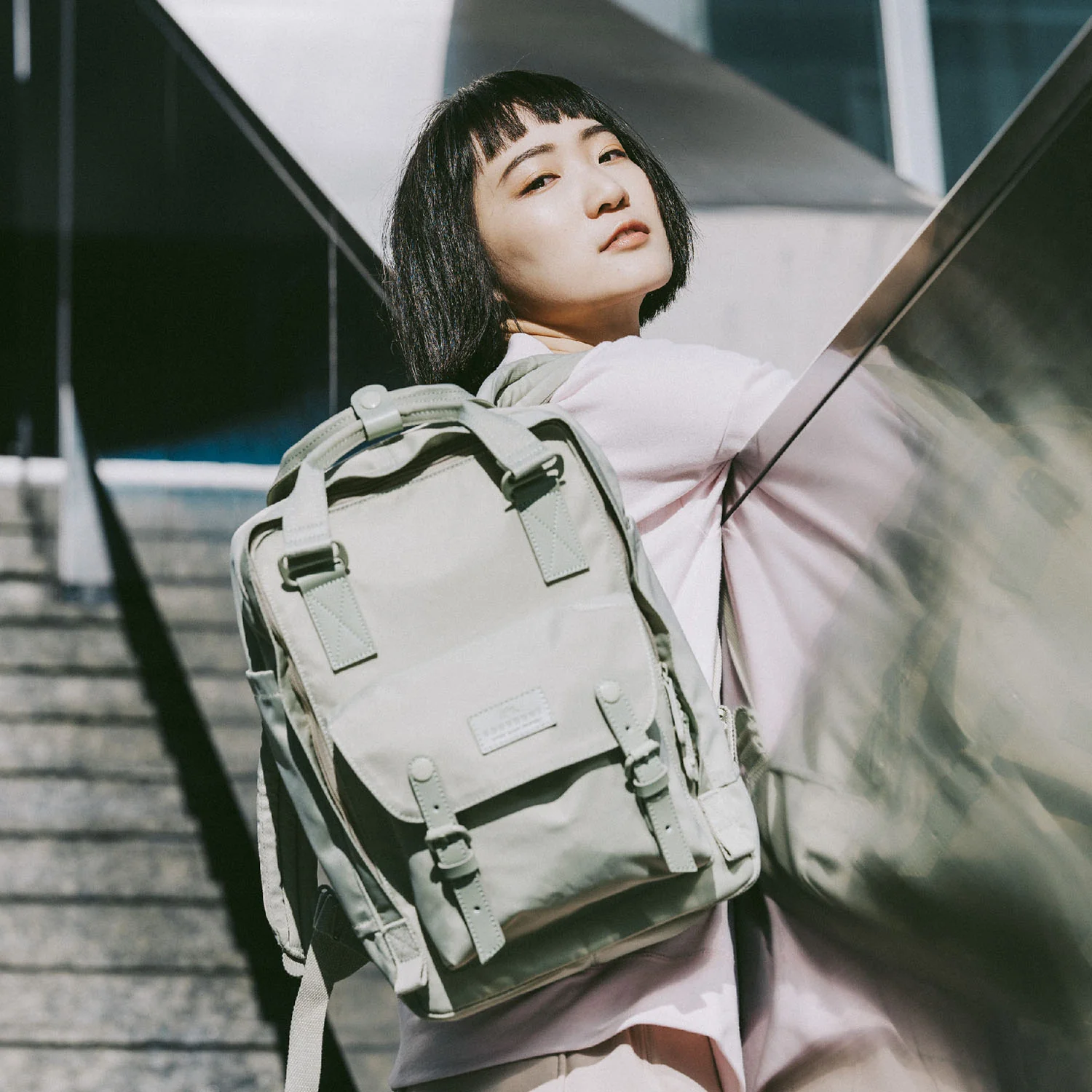 Macaroon Nature Pale Series Backpack - Image 16
