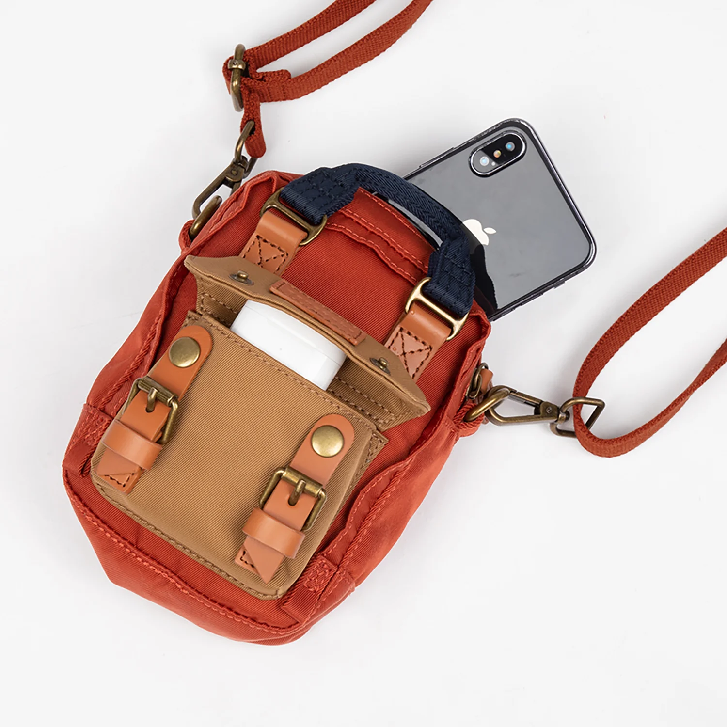 Macaroon Tiny Earth Tone Series Crossbody Bag - Image 7