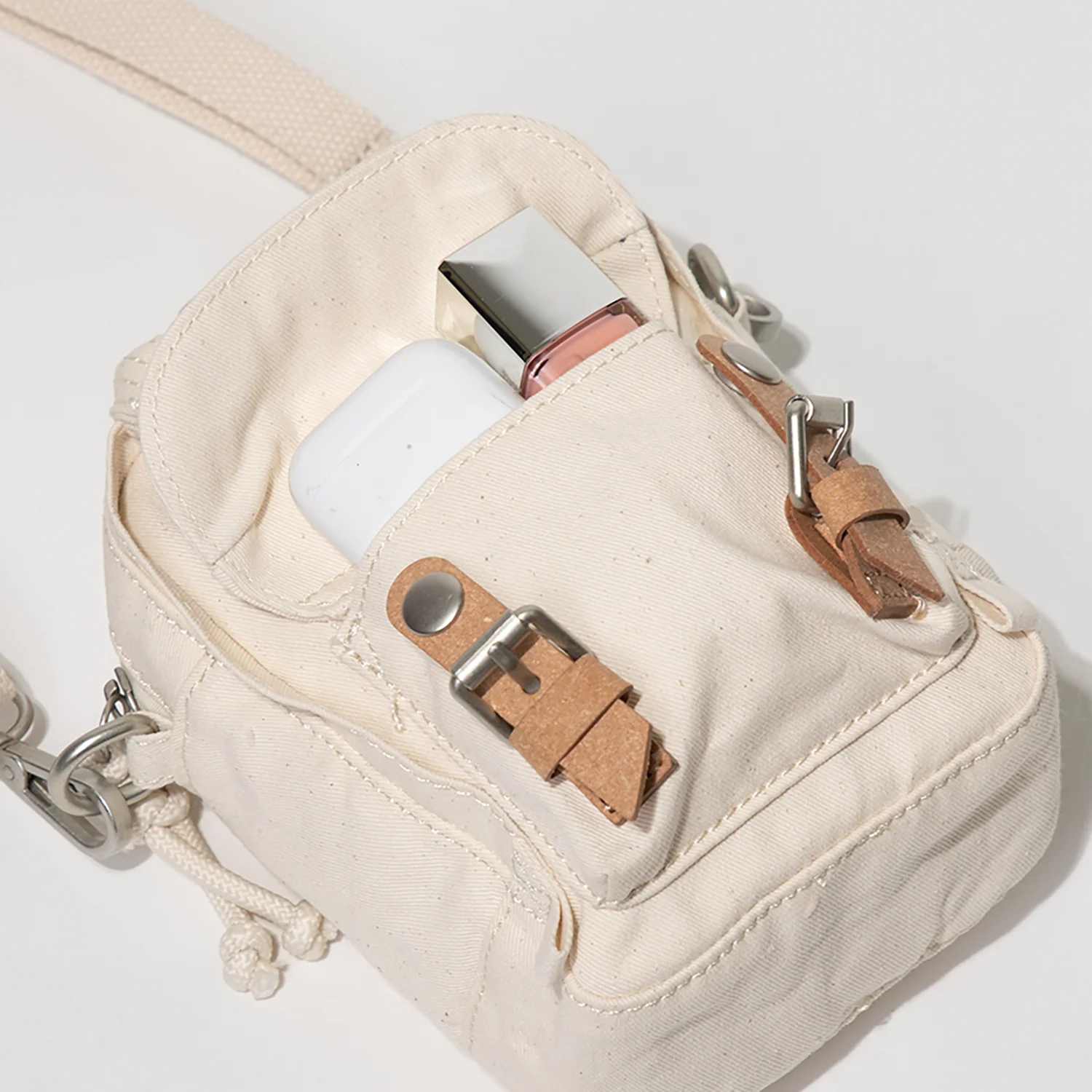 Macaroon Tiny Organic Cotton Series Crossbody Bag - Image 11