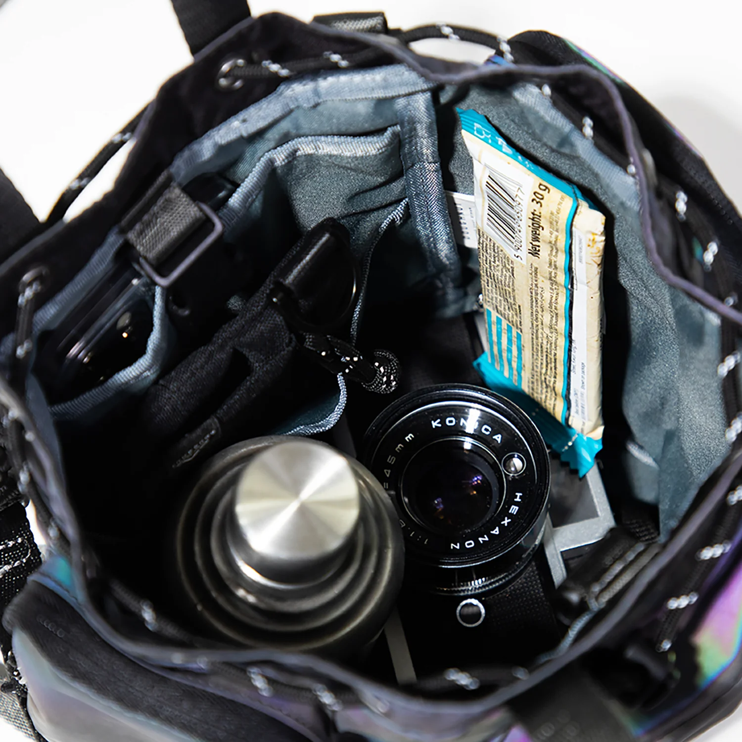 Pyramid Tiny Limelight Series Dark Rainbow Backpack - Image 9