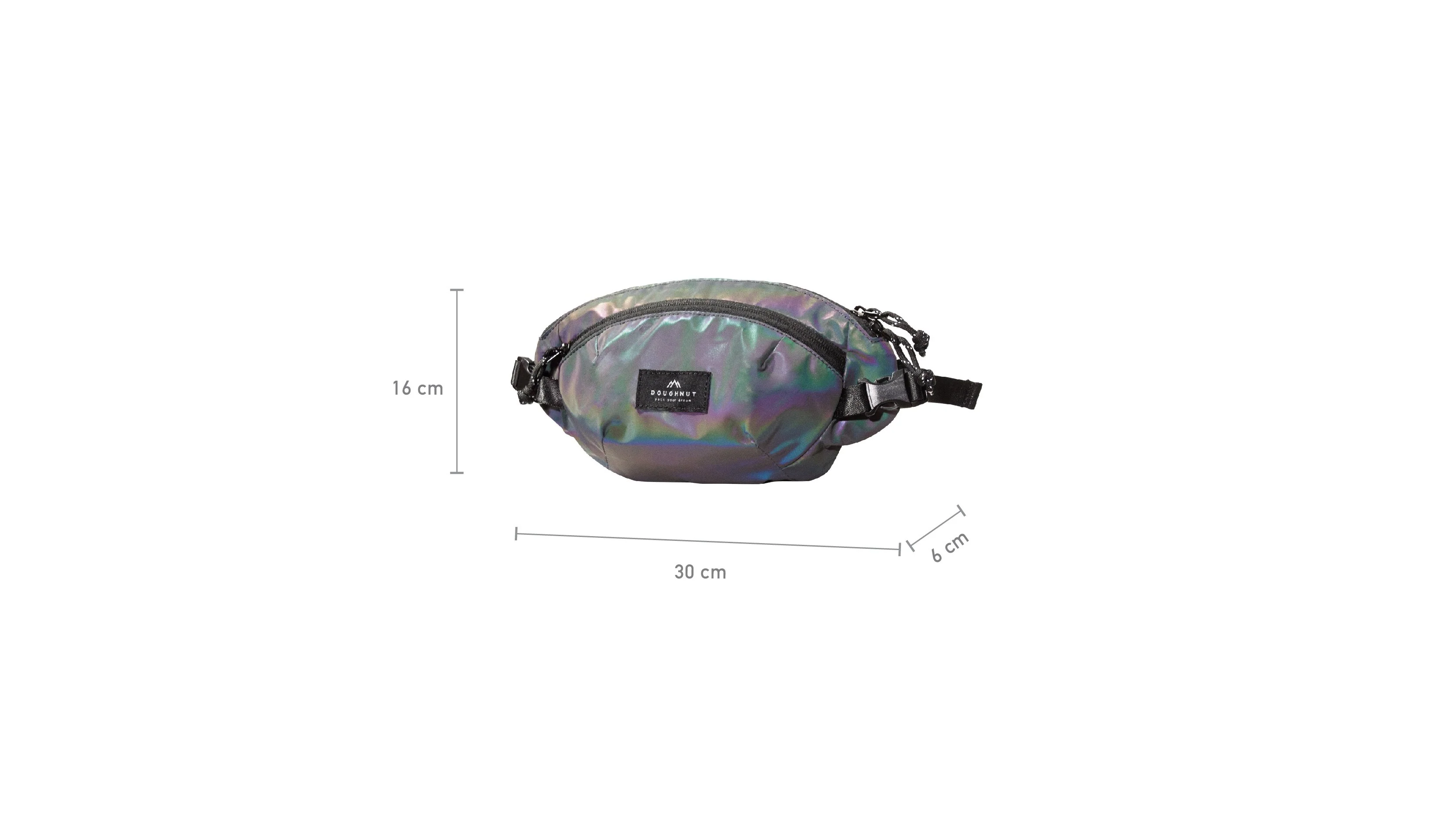 Seattle Limelight Series Dark Rainbow Bum Bag - Image 6